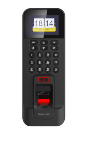 石家庄海康DS-K1T804B指纹门禁一体机